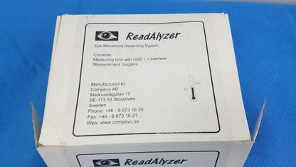 ReadAlyzer Eye-Movement Recording System - Eye Movement Tracking and Analysis