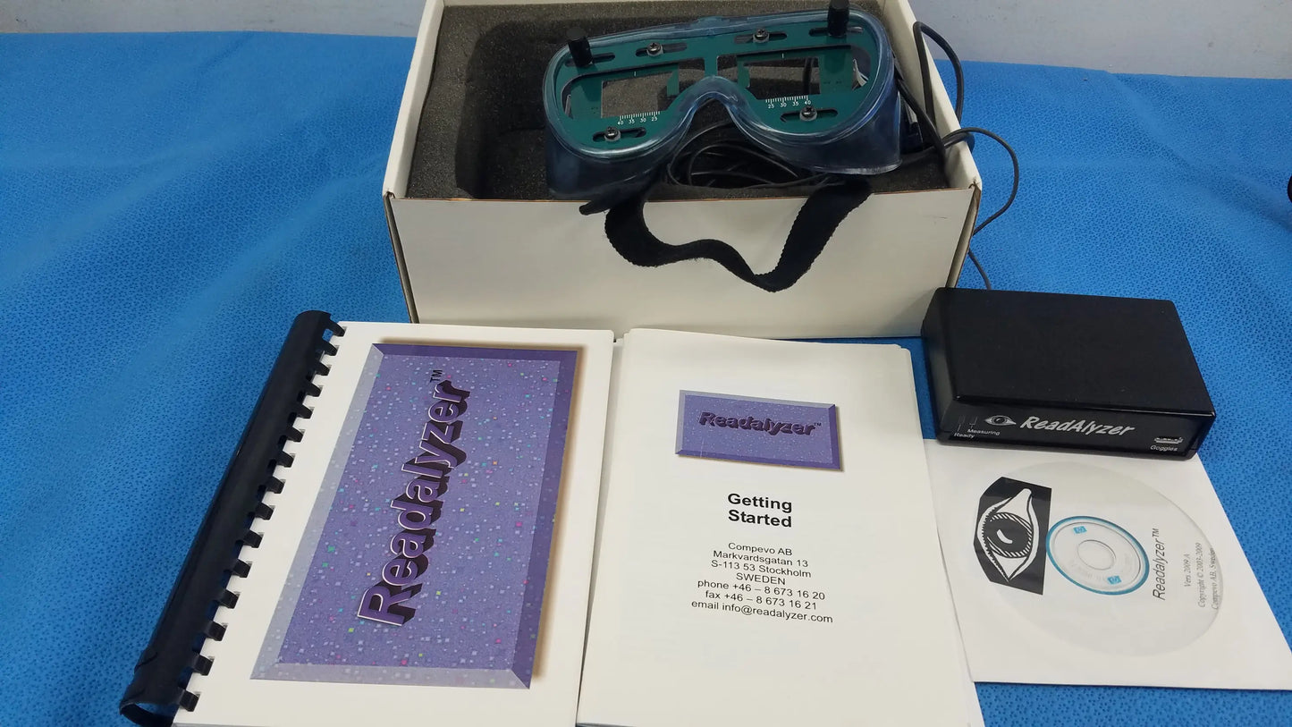 ReadAlyzer Eye-Movement Recording System - Eye Movement Tracking and Analysis