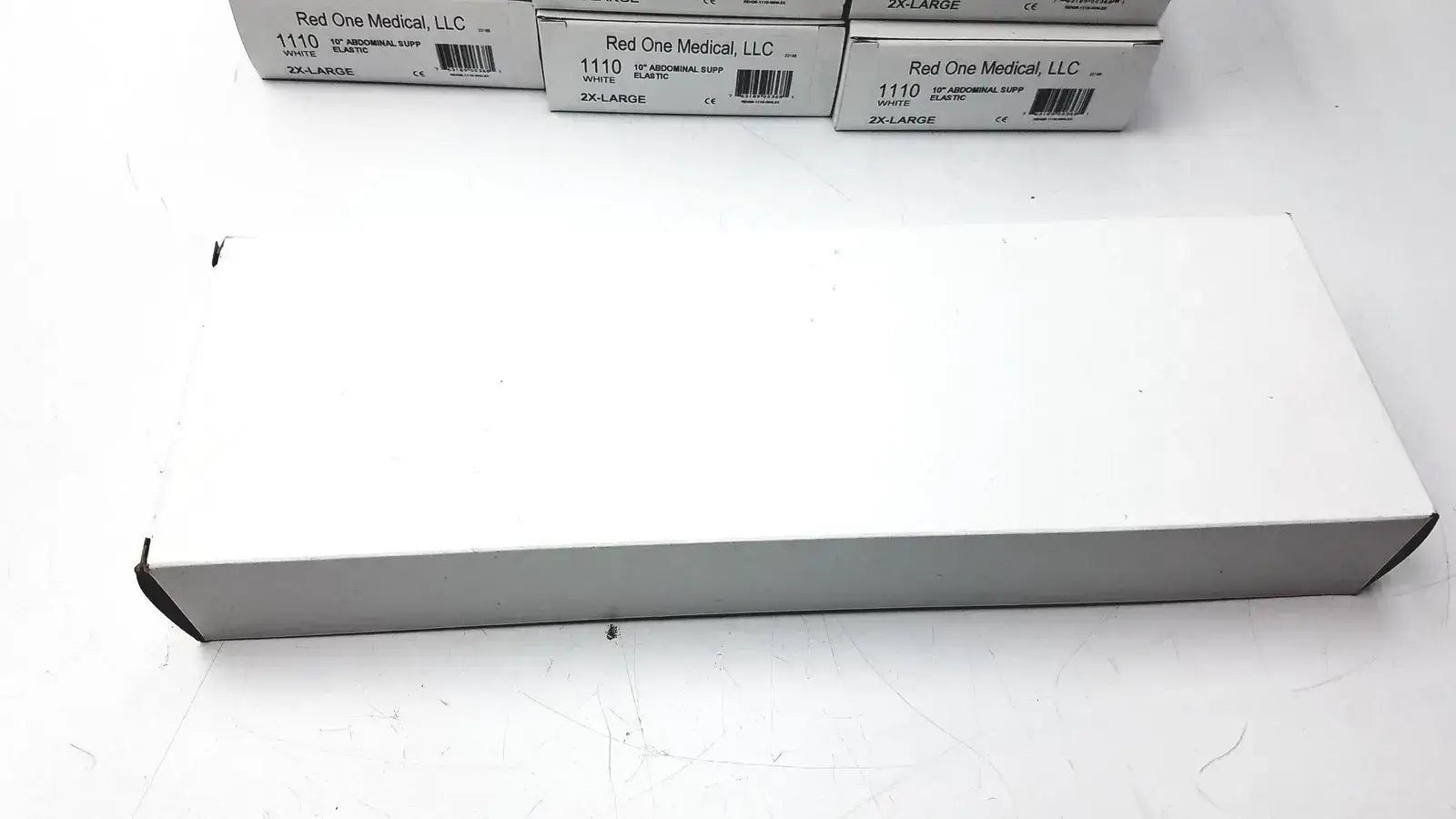 Red One Medical 1110 White 10’’ Abdominal Support Elastic Size 2X-L - Lot of 11 - Binder