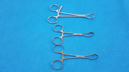 Reduction Forceps with Points 399.07 Lot of 3 – Surgical Stainless - Orthopedic