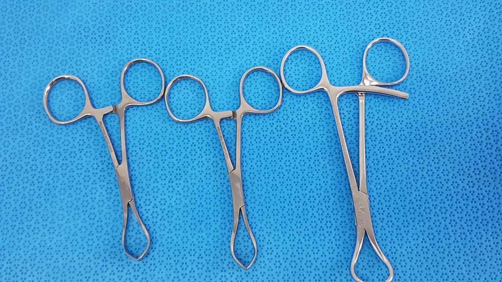 Reduction Forceps with Points 399.07 Lot of 3 – Surgical Stainless - Orthopedic