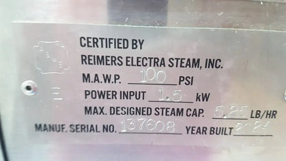 Reimers JR06 Steam-Cleaning Machine – Industrial Steam Cleaner Unit