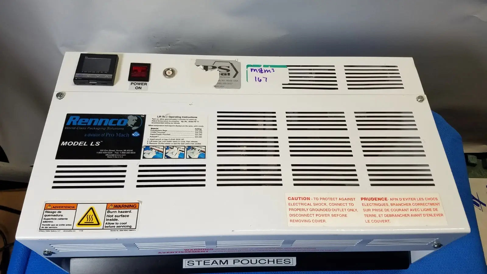 Rennco Model LS Heat Shrink Tunnel Packaging Machine