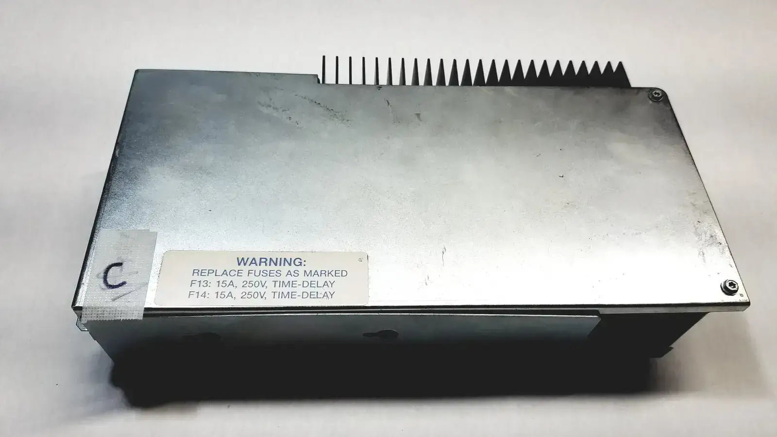 Replace Fuses as Marked F13: 15A 250V F14 Time Delay - Fuse