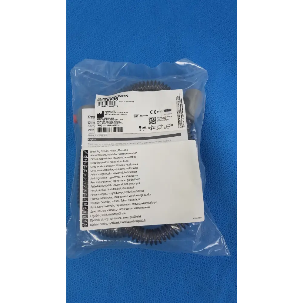 ResMed 36995 ClimateLine Heated Tubing Breathing Circuit Hose