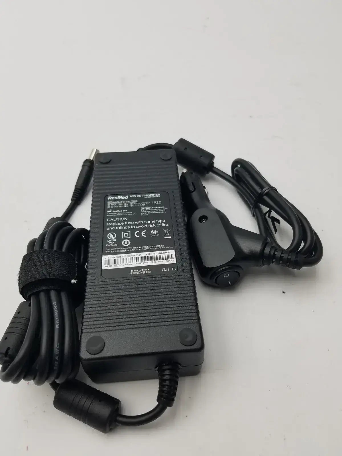 ResMed 90W DC Adapter R370-7231 - Power