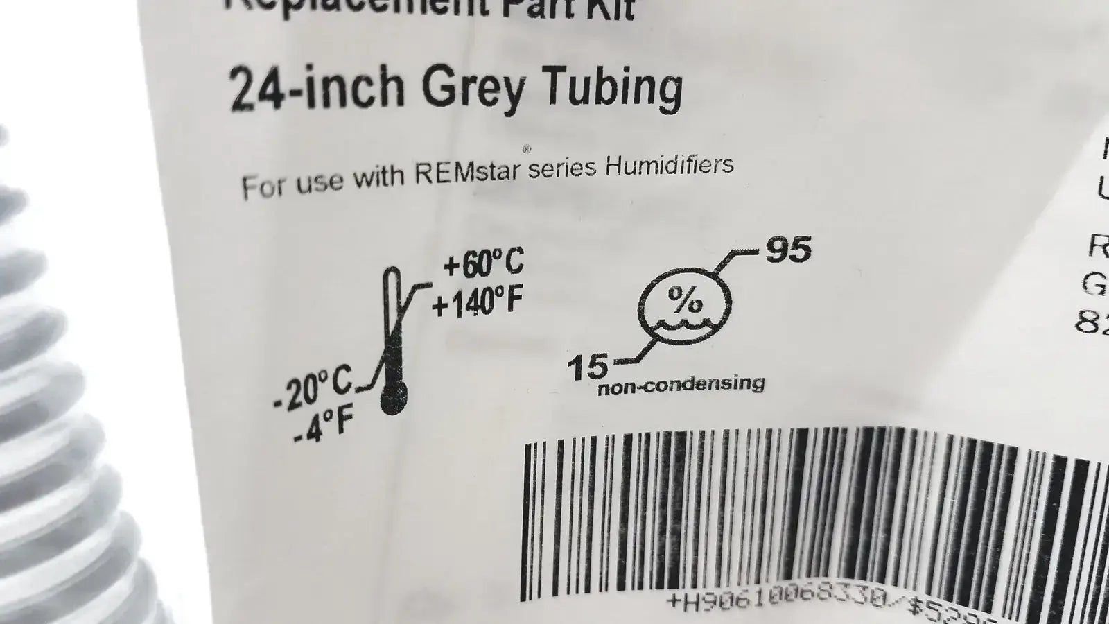 Respironics 1006833 Replacement Part Kit 24-inch Grey Tubing - Parts