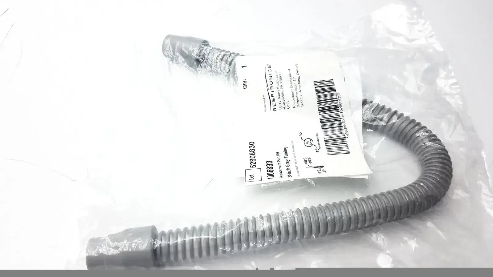 Respironics 1006833 Replacement Part Kit 24-inch Grey Tubing - Parts