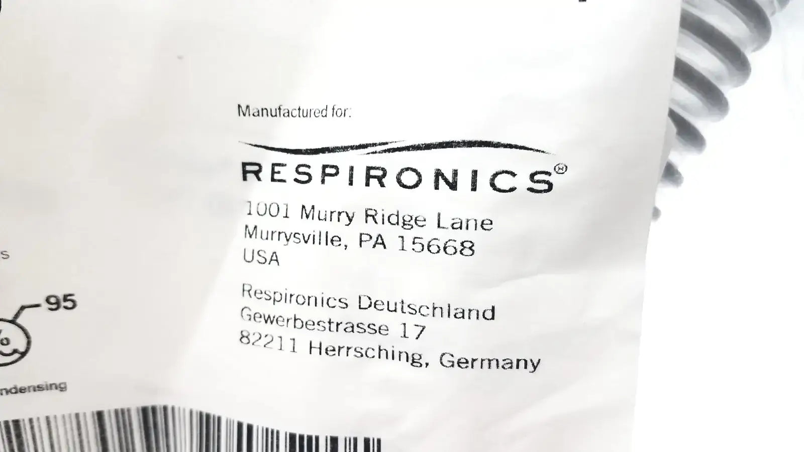 Respironics 1006833 Replacement Part Kit 24-inch Grey Tubing - Parts
