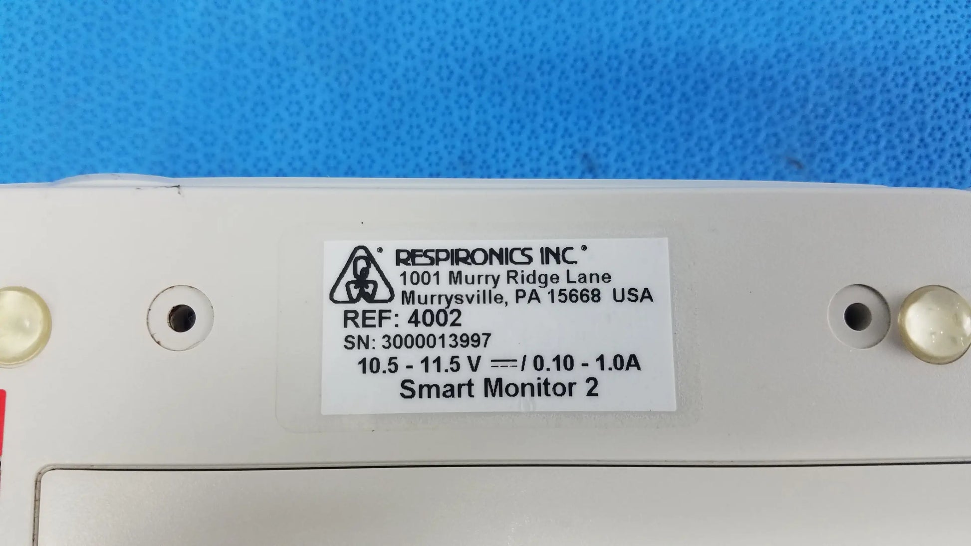 Respironics Smartmonitor 2 Apnea Monitor Ref 4002