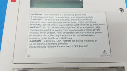 Respironics Smartmonitor 2 Apnea Monitor Ref 4002