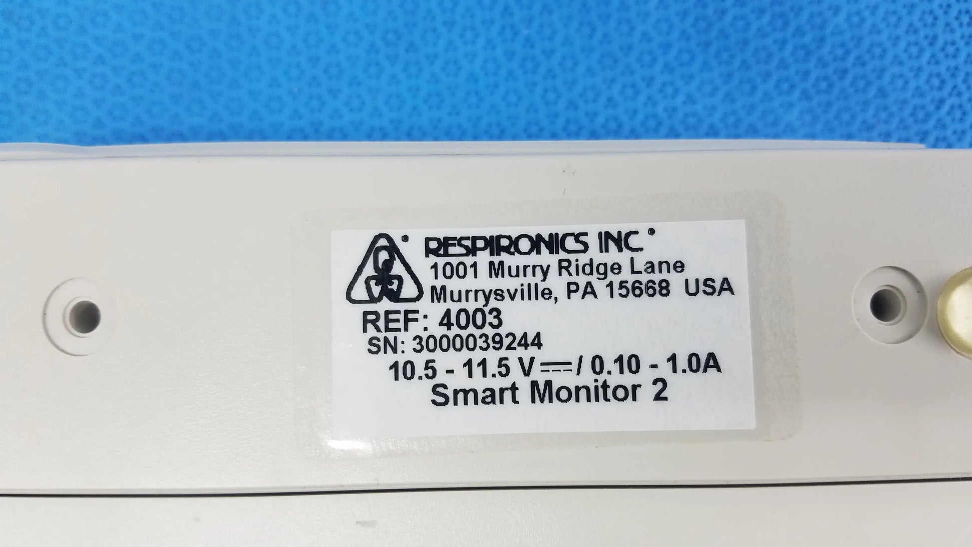 Respironics Smartmonitor 2 Apnea Monitor Ref 4003