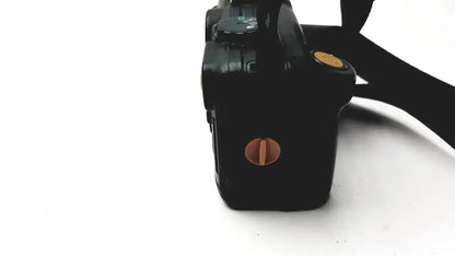 Black ricoh caplio 500se digital camera with gold dials and shutter button featuring 8 megapixels and 3x optical zoom