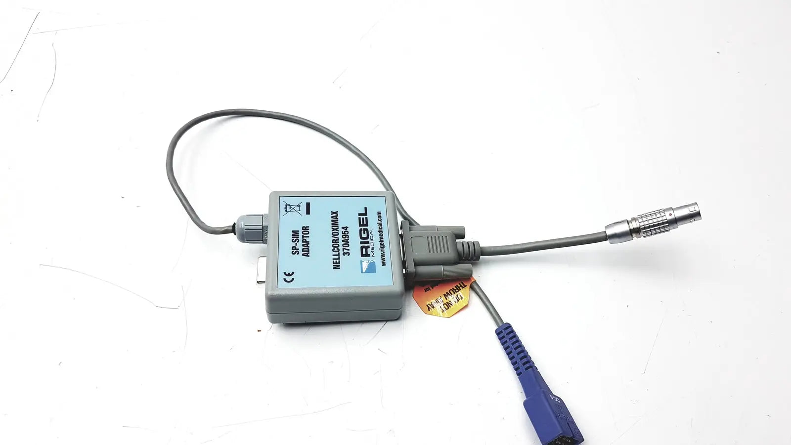 Rigel Medical SP-SIM Adapter Nellcor/Oximax 370A954 - SpO2 Simulator