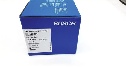 Rusch PVC Nasopharyngeal Airway Size 24 Fr. Ref: 123324 QTY 10