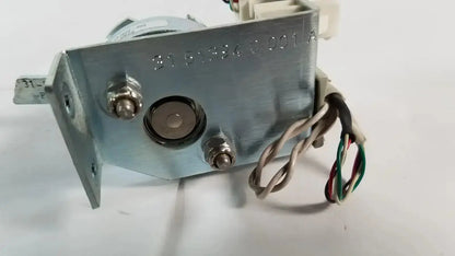 Silver metallic electrical cage with wiring and mounting brackets for saia burgess ledex products hospital surplus use