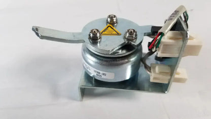 Saia Burgess silver metallic electric motor with lever handle, three screws, and wiring from Ledex products hospital surplus