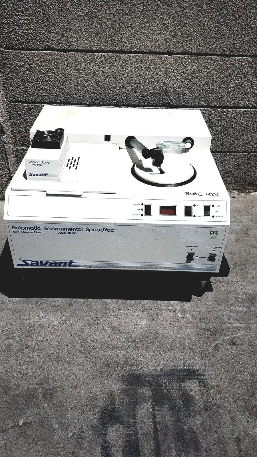 Savant AES1000 Automatic Environmental Speedvac System – Untested For Parts or - Vacuum Concentrator