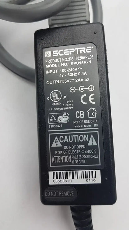 Sceptre SPU15A-1 15W Desktop Switching Power Supply With Cable
