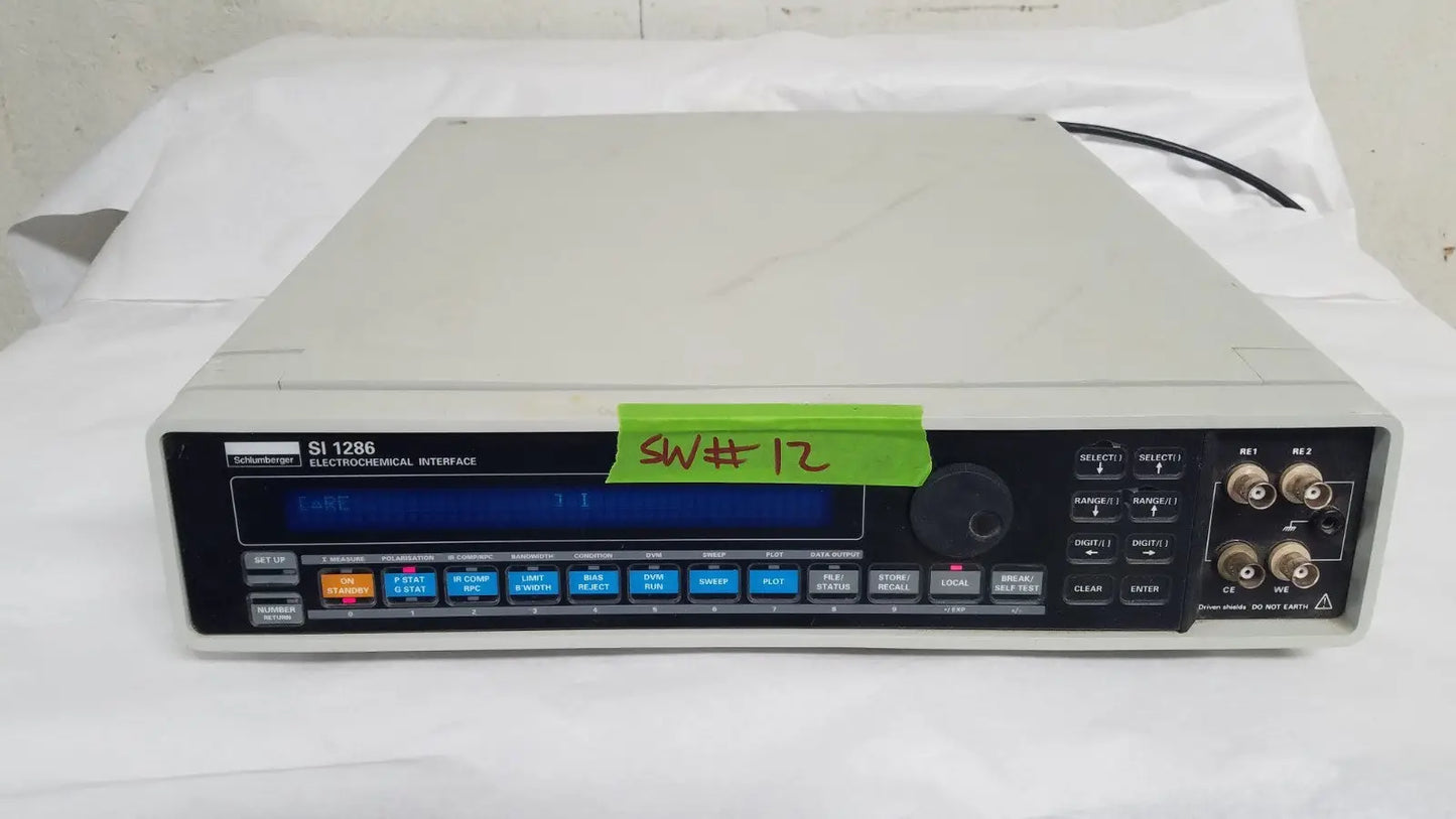 Schlumberger Potentiostat Electrochemical Interface Model SI 1286