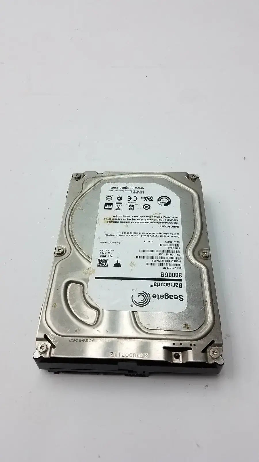 Seagate Barracuda 3TB 7200RPM 3.5’’ SATA HDD ST3000DM001 9YN166 Desktop Drive - Internal Hard
