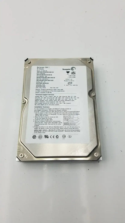 Seagate ST340014A Barracuda 40GB 7200RPM PATA IDE 3.5’’ Internal Hard Disk Drive