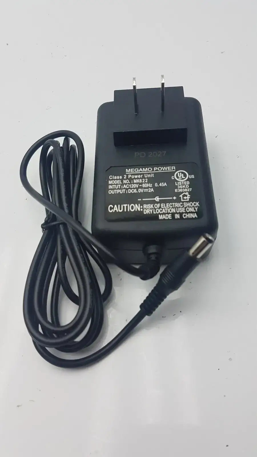 Sega Genesis AC Class 2 Power Supply Adapter MK-2103