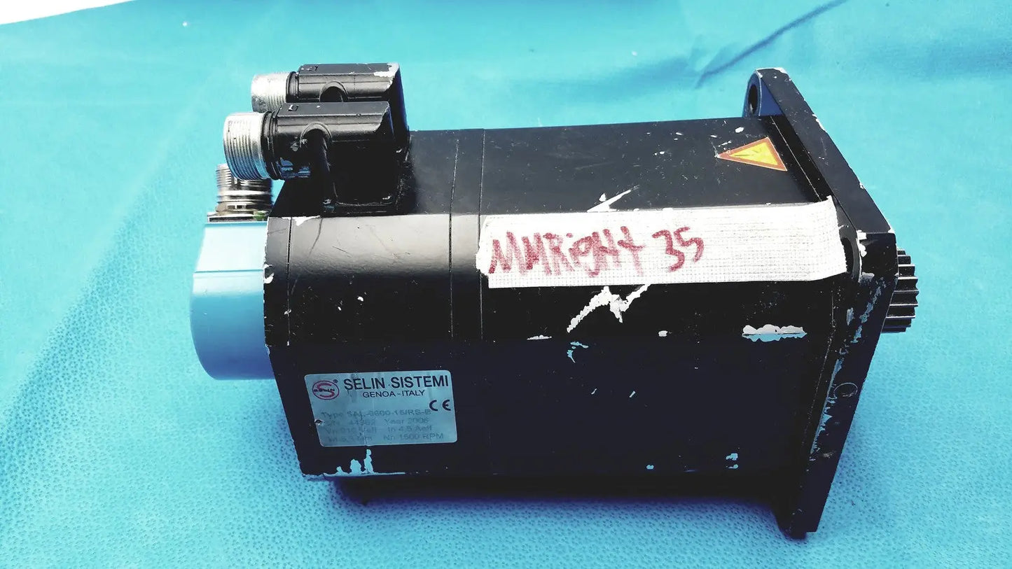 SELIN SISTEMI 5AL-0600-15/RS-B Servo Motor 1500RPM
