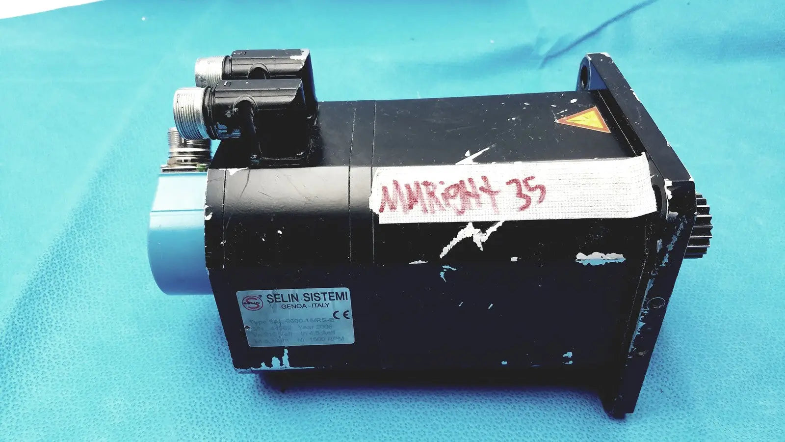 SELIN SISTEMI 5AL-0600-15/RS-B Servo Motor 1500RPM
