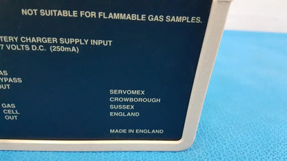 Servomex Model 572 Paramagnetic Oxygen Analyzer – Calibrated O2