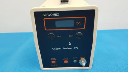 Servomex Model 572 Paramagnetic Oxygen Analyzer – Calibrated O2