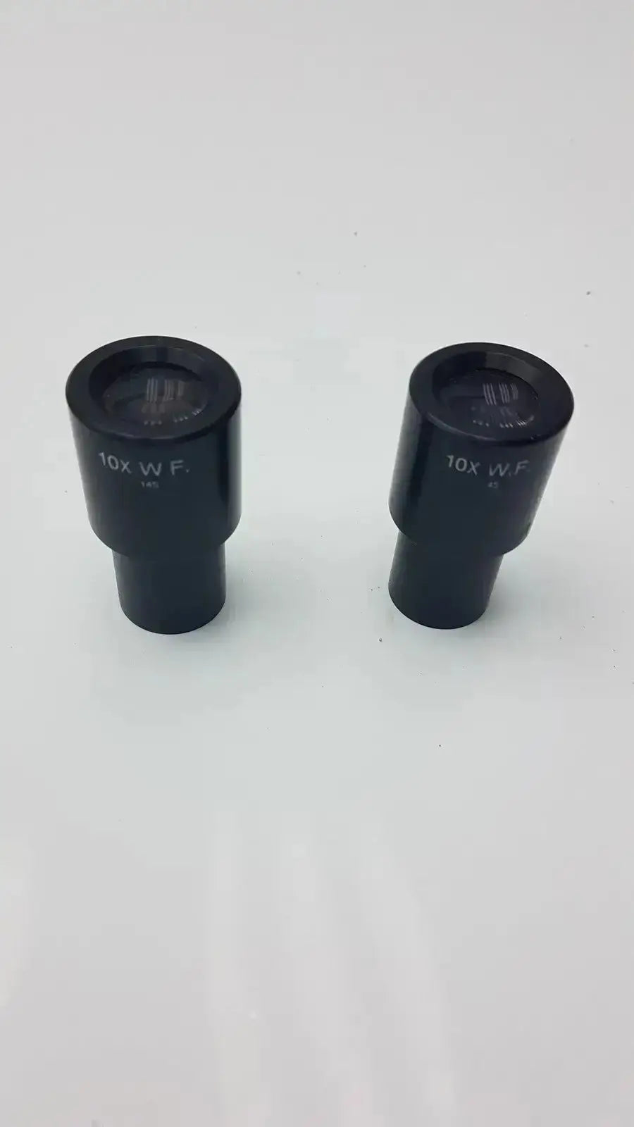 Set of 2 black american optical 10x wide field binocular lenses for model cat 145 optical precision use