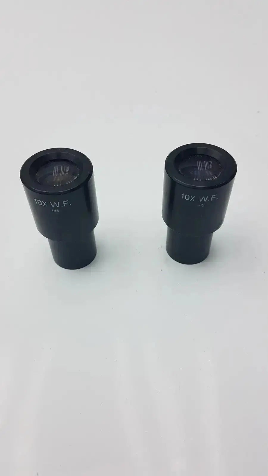 Set of 2 black american optical 10x wide field loupe cat 145 for precise optical inspection tasks