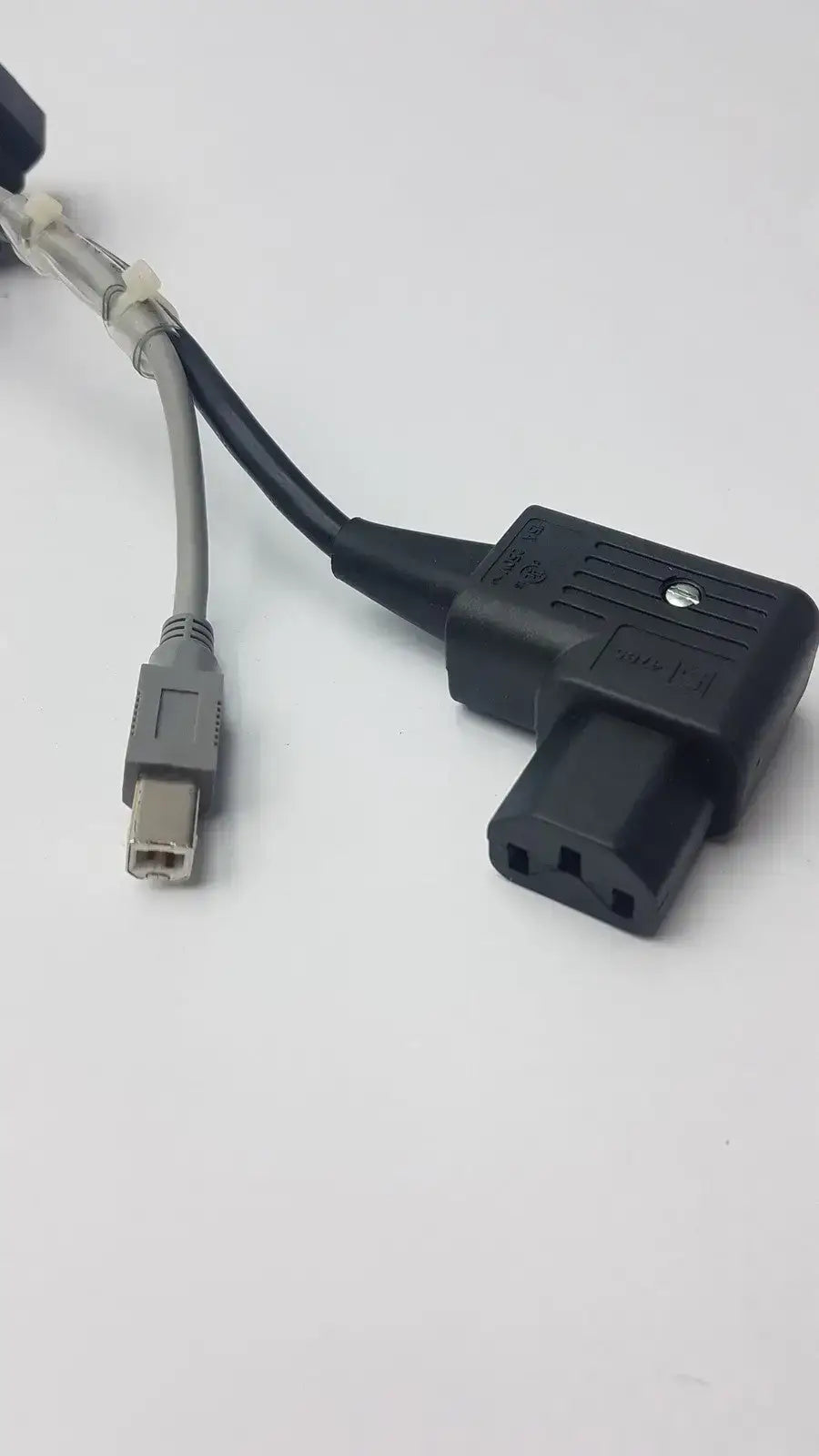 Set of 2 White and Grey Cables - Cable