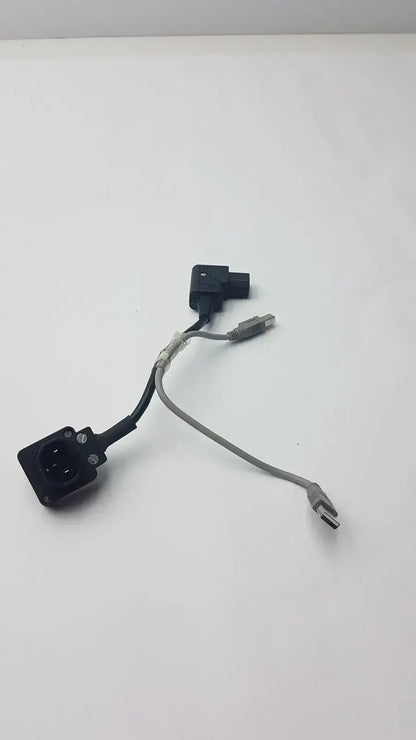 Set of 2 White and Grey Cables - Cable