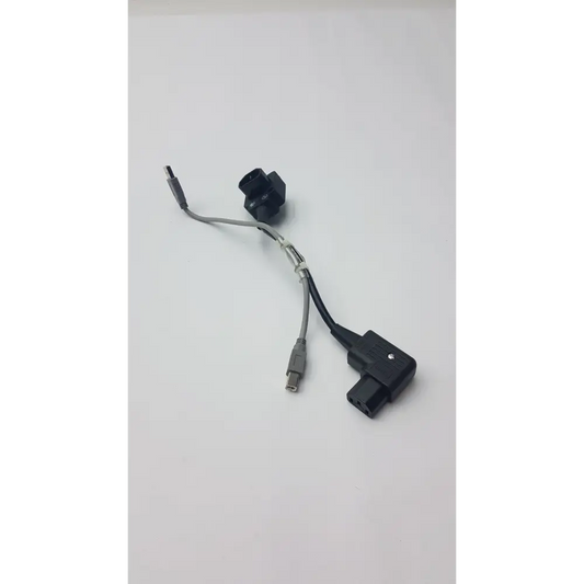 Set of 2 White and Grey Cables - Cable