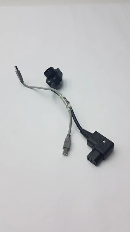 Set of 2 White and Grey Cables - Cable
