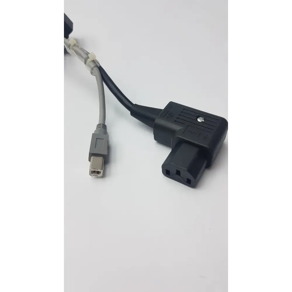 Set of 2 White and Grey Cables - Cable