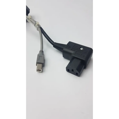 Set of 2 White and Grey Cables - Cable