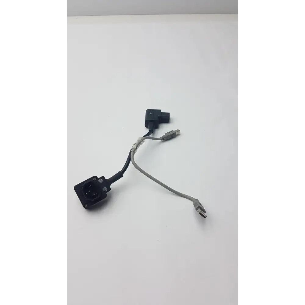 Set of 2 White and Grey Cables - Cable