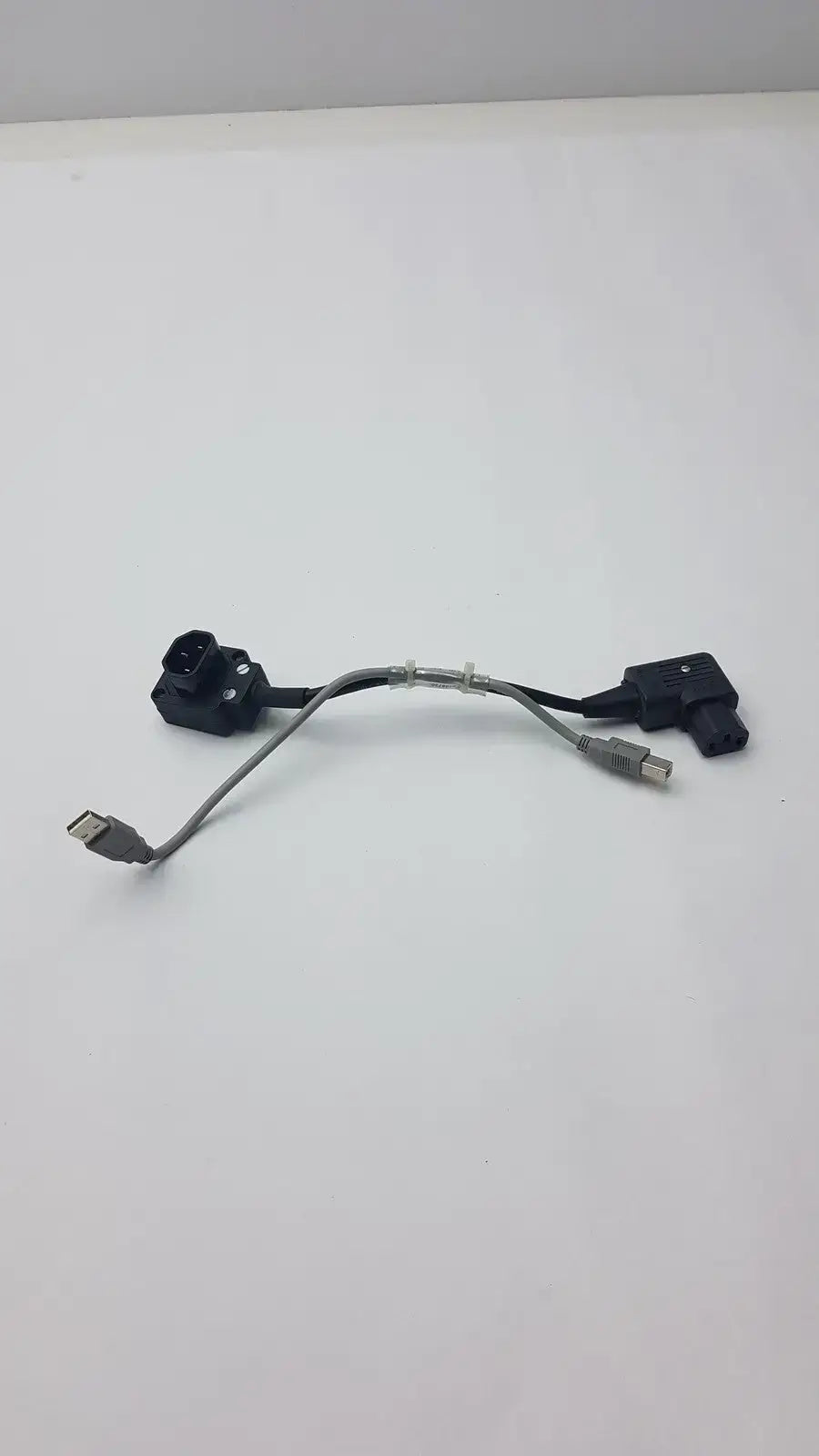Set of 2 White and Grey Cables - Cable