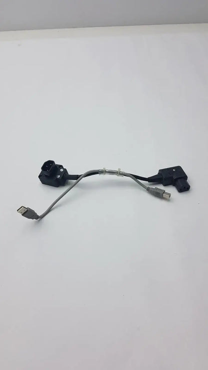 Set of 2 White and Grey Cables - Cable