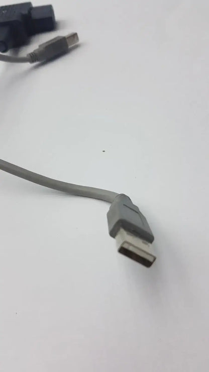 Set of 2 White and Grey Cables - Cable