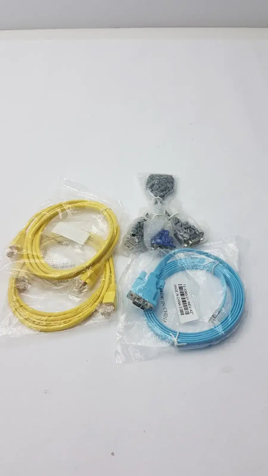 Set of 3 Cables 1x 72-3383-01 Rev A2 37-1061-01 A0 E141823-6 - Networking