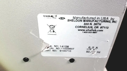 Sheldon VWR 1415M Vacuum Oven 9100710 Yokogawa UT150 Omega DP460 MKS PDR2000 - Oligonucleotide Array Synthesizer