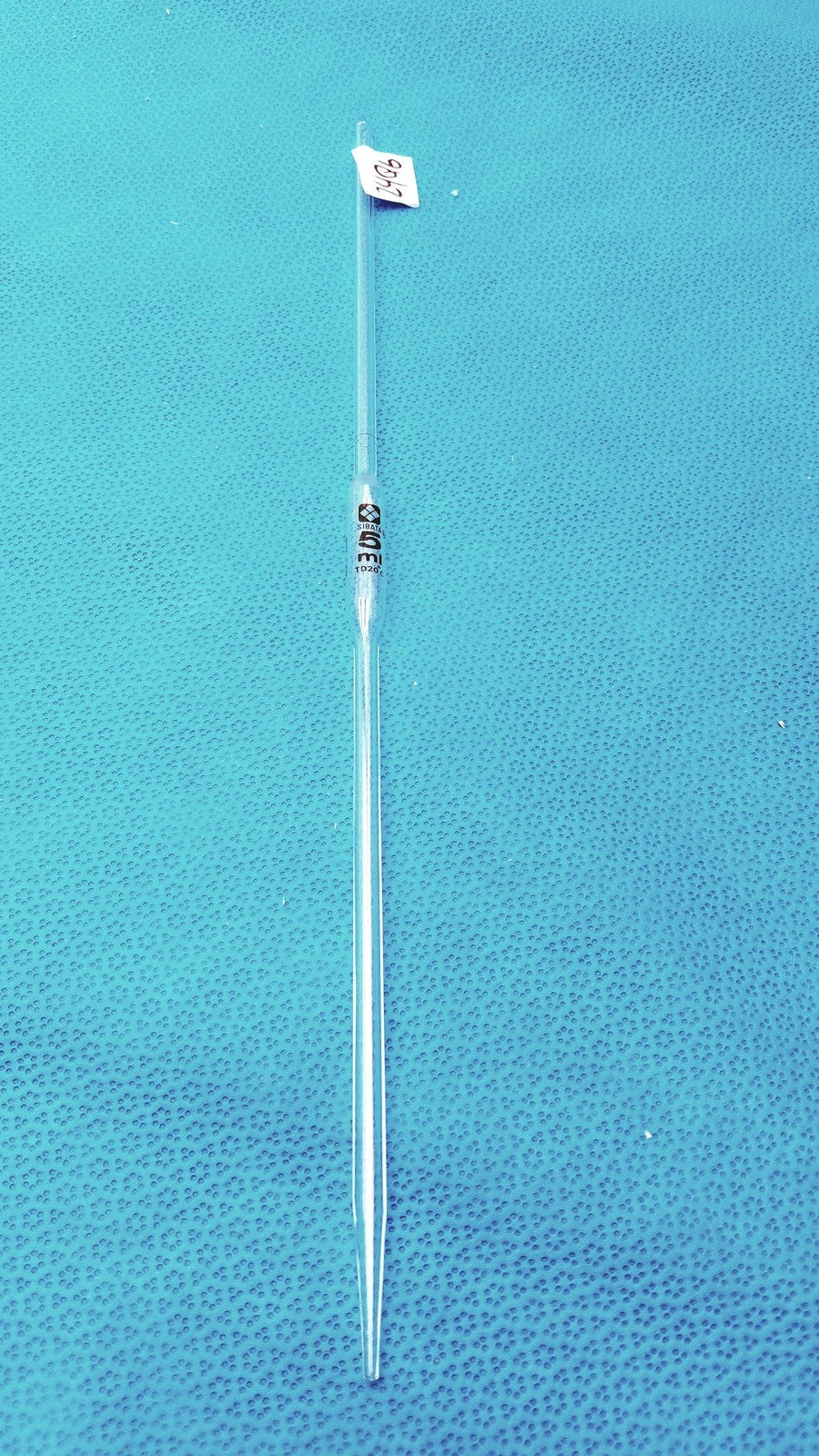 SIBATA 5 mL Volumetric Pipet Class A To Deliver TD Glass Labware Used