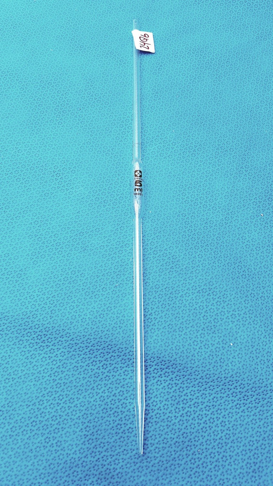 SIBATA 5 mL Volumetric Pipet Class A To Deliver TD Glass Labware Used