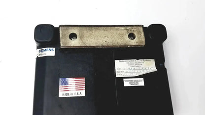 Black plastic siemens cincinnati milacron cnc lathe teach pendant controller with metallic mounting plate and usa sticker