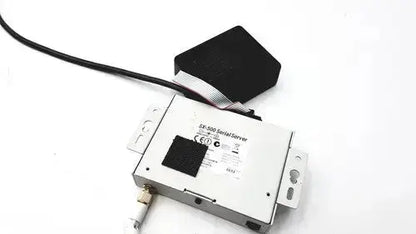 Silver-colored metal silex technology sx-500 device server with black rectangular component for authorized purchaser use