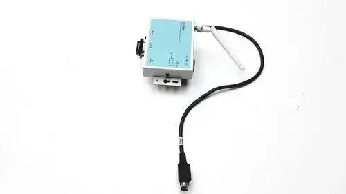 Light blue and gray silex technology sx-500 device server with two antennas and a black cable for authorized purchasers